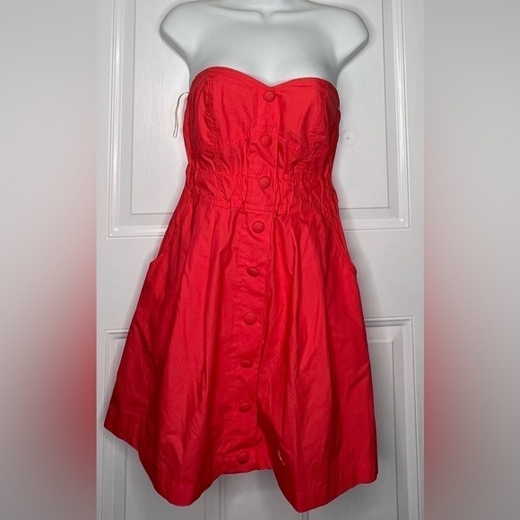 Twenty One Size M Strapless Melon Dress Junior Size M - Picture 4 of 12